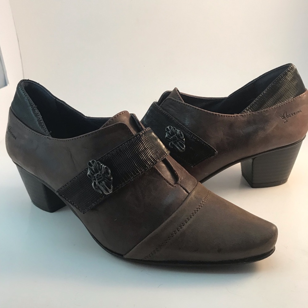 Distressed Leather Shoes by Dorking